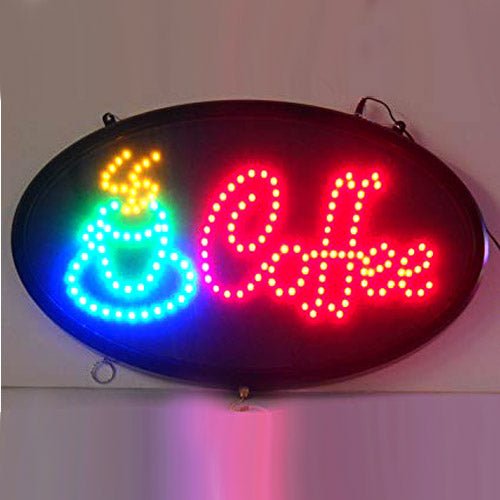 Coffee Rounting Acp Led Sign Design Coffee Led Sign - Bar Products — Bar Products