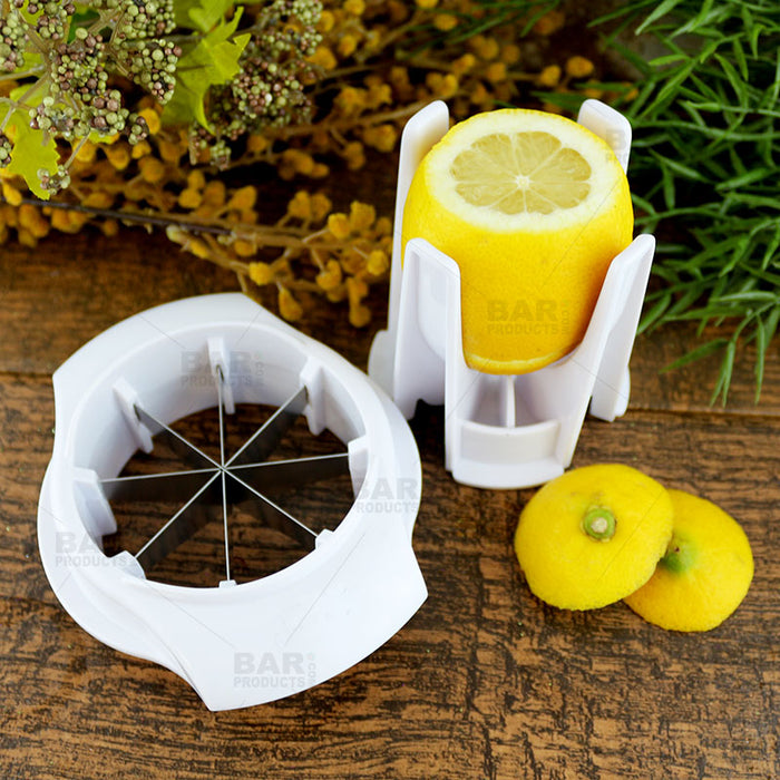 10-Cut Lemon & Lime Wedge Cutter - WebstaurantStore