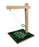  ADD YOUR NAME Tabletop Ring Toss Game - Green Grunge