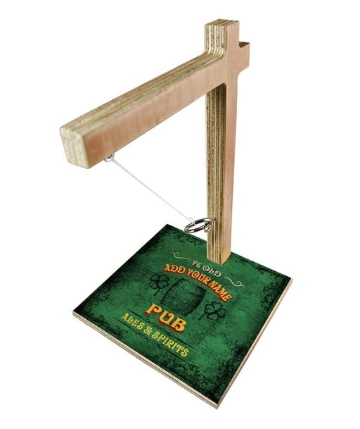 ADD YOUR NAME Large Tabletop Ring Toss Game - Irish