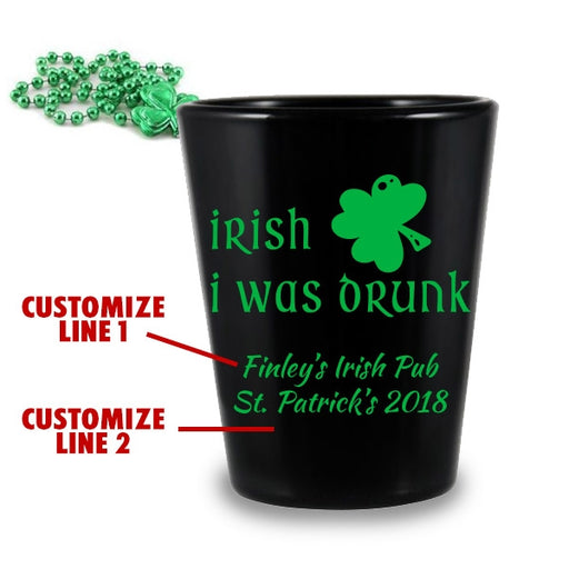 12 Oz St. Patrick'S Day Shamrock Cups Disposable Clear Plastic