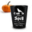 CUSTOMIZABLE - 1.75oz Black Shot Glass - Spell Halloween Design