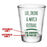 CUSTOMIZABLE - 1.75oz Clear Shot Glass - Eat, Drink, & Watch Football