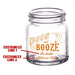 CUSTOMIZABLE - 2oz Clear Mini Mason Jar Shot Glass - Boos & Booze