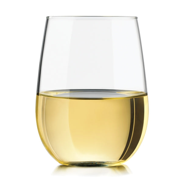 Libbey Glassware Stemless White Wine Glasses 17 Oz Clear Pack Of 12 Glasses  - Office Depot