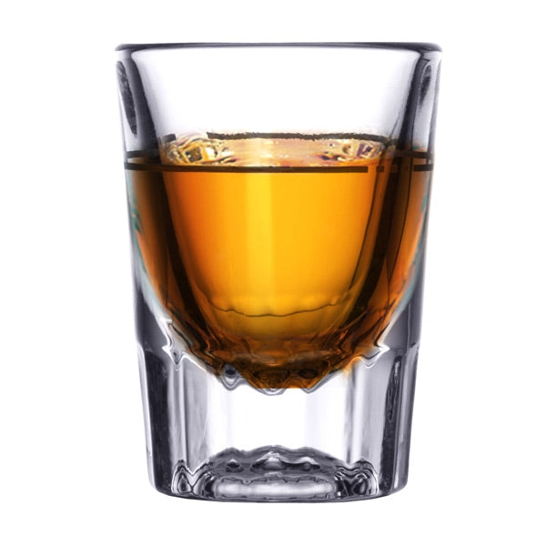 Libbey 5126/S0711 2 oz. Fluted Whiskey / Shot Glass with .875 oz. Cap — Bar  Products