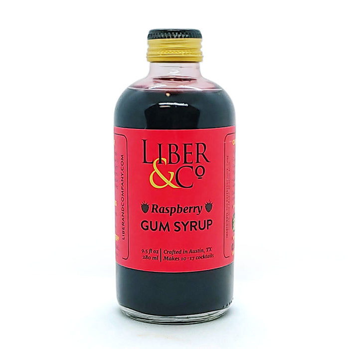 Liber & Co Raspberry Gum Syrup - 9.5oz Bottle