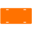 Custom License Plate - Orange