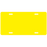 Custom License Plate - Yellow