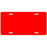 Custom License Plate - Red