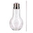 Light Bulb Cup with Lid & Straw - 16 ounce