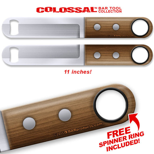 Kolorcoat™ 11" Long COLOSSAL™  Speed Bottle Opener - Bar Blade