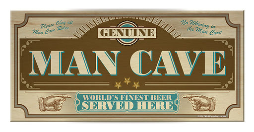 Man Cave – Large (11 x 23) Kolorcoat® Wood Bar Sign