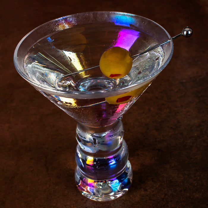 Martini Glass Iridescent - 7 ounce