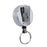 Mirrored Chrome Retractable Reel - Cute Floral - BACK