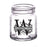 CUSTOMIZABLE - 2oz Clear Mini Mason Jar Shot Glass - Monogram