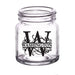 CUSTOMIZABLE - 2oz Clear Mini Mason Jar Shot Glass - Monogram