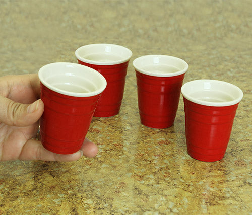 Lil Reds Mini Solo Cup Shot Glasses 20ct