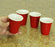 Mini Red Cup Shot Glasses Set (4 Pack)