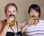 Mustache Pint Glasses - Set of 6