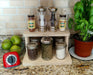 Counter Caddies™ - NATURAL - 12" STRAIGHT Shelf - Culinary / Spice Rack