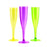 1 Piece Neon Pack of Champagne Glasses - 12 count - 5oz