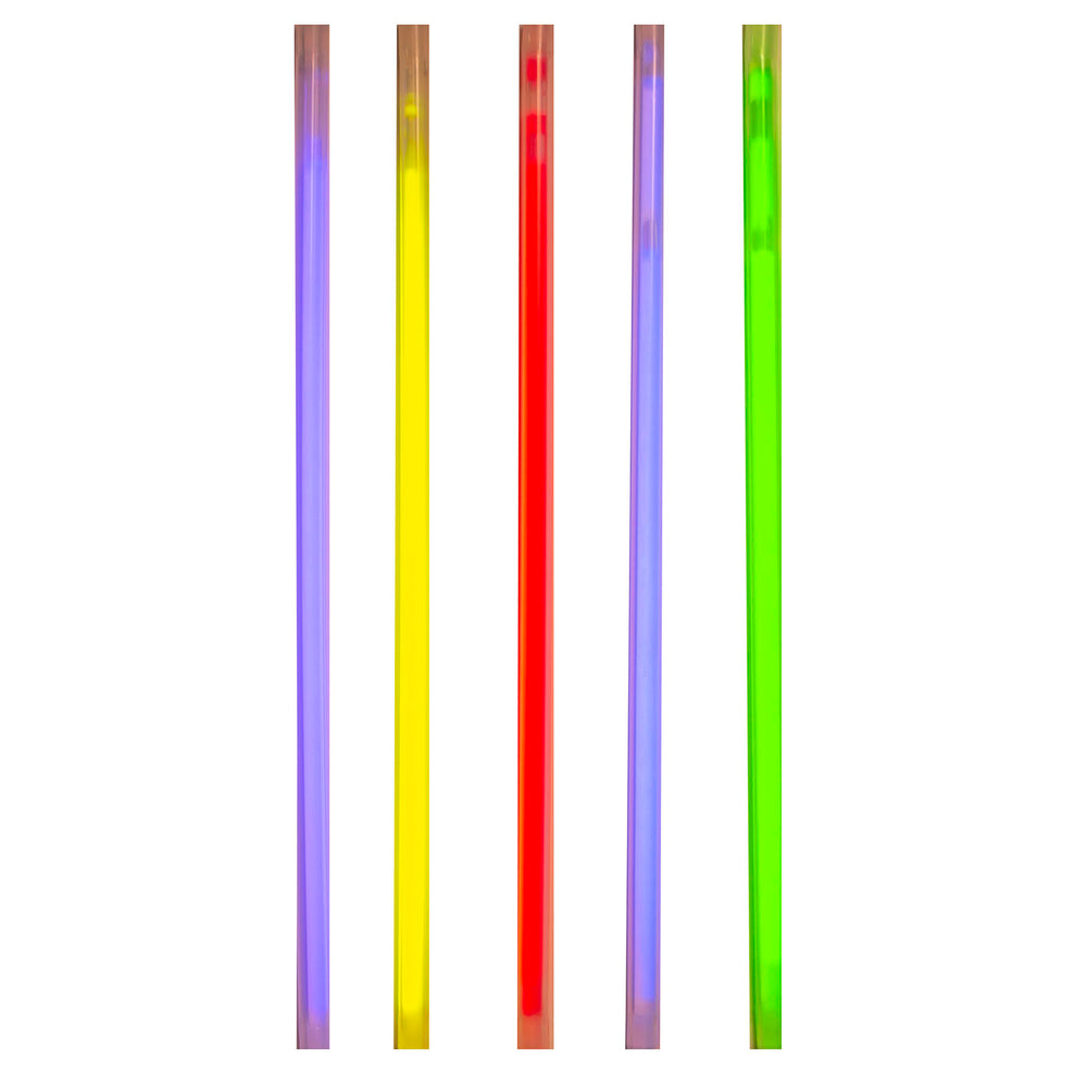Neon Glow Straws - Multi 25 pack
