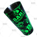 Boston Shaker Tin - Printed Designer Series - 28oz weighted - NEON Green Grungy BPC Logo