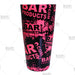 Cocktail Shaker Tin - Printed Designer Series - 28oz weighted - NEON Pink Grungy BPC Logo