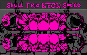 Speed Bottle Opener / Bar Key - Neon Skull Trio - Color Options