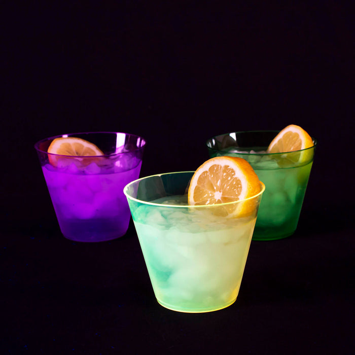 Assorted Neon Tumblers - 50 count - 9 ounce