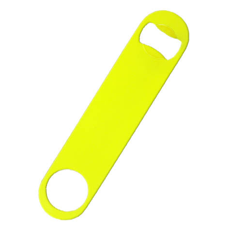 Speed Bottle Opener / Bar Key - Neon Yellow