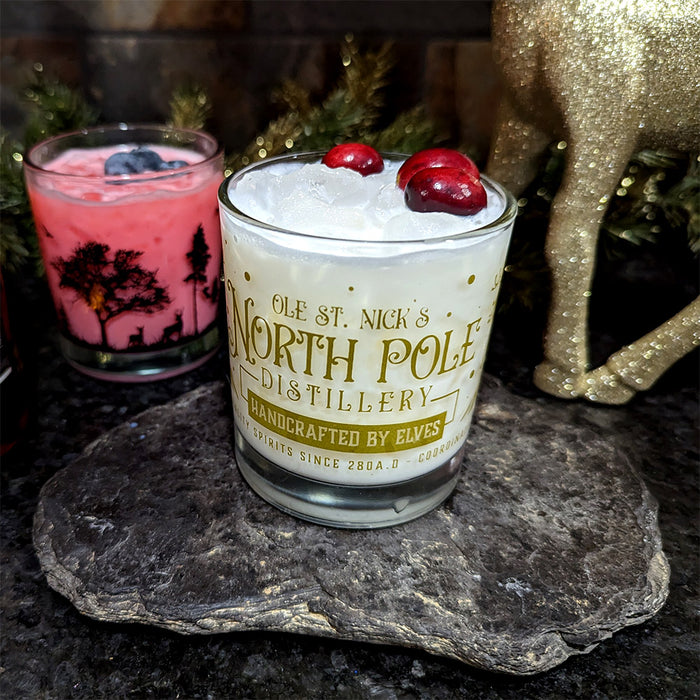 BarConic® Christmas Collection Glassware - North Pole Distillery - 10 Ounce