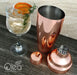 Olea™ 3-Piece Cocktail Shaker Deluxe - Copper Plated - 24 ounce