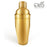 Olea™ 3-Piece Cocktail Shaker Deluxe - Gold Plated - 24 ounce