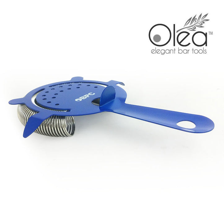 Olea™ Cocktail Strainer - 4 Prong - Metallic NEON Blue