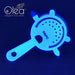 Olea™ Cocktail Strainer - 4 Prong - Metallic NEON Blue