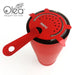 Olea™ Cocktail Strainer - 4 Prong - Metallic NEON Red