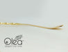 Olea™ Gold Plated Bar Spoon - Bent Tip - 50cm Length