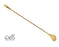 Olea™ Gold Plated Bar Spoon - Weighted Tip - 30cm Length
