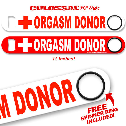 Kolorcoat™ 11" Long COLOSSAL™  Speed Bottle Opener – Orgasm Donor