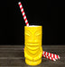 BarConic® "Eco-Friendly" Jumbo Paper Straws - 7 3/4" Red Stripe - 100 pack