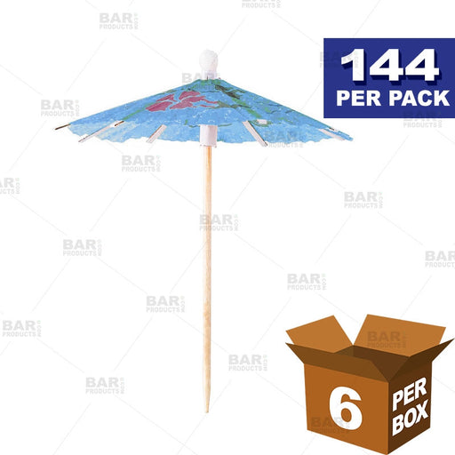 Cocktail Picks - Parasol (Umbrella) - Pack of 144 [Box of 6]