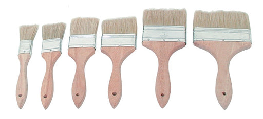 Pastry Brushes - Wooden Handle with Metal Bands