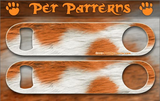 Kolorocat Speed Opener Pet Pattern: Orange/White
