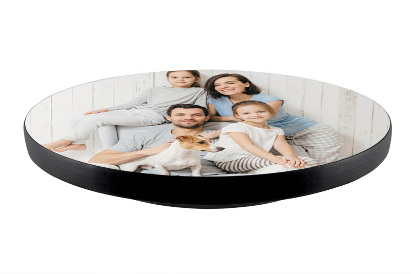 UPLOAD YOUR PHOTO - Personalized Lazy Susan - 3 Size Options