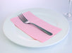 BarConic® 15” x 17” 2-PLY Colored Paper Dinner Napkins – PINK