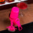4 Piece Pink Glitter Bar Set with V Rod
