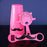 Mustache Bar Set - 3 Pieces - Neon Pink