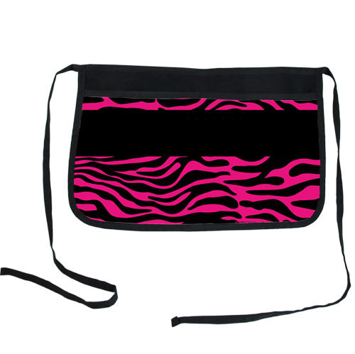Pink Zebra Two-Pocket Custom Kolorcoat™ Server Apron